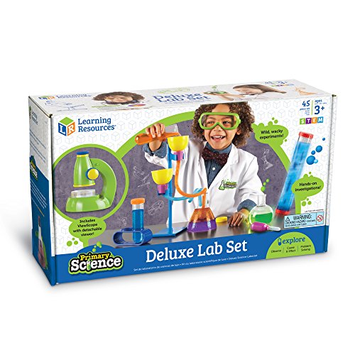 Learning Resources Primary Science Deluxe Lab Set,45 Piece Set
