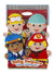 Melissa & Doug Jolly Helpers Hand Puppets - Set of 4, Construction Worker, Doctor, Police Officer, Firefighter)