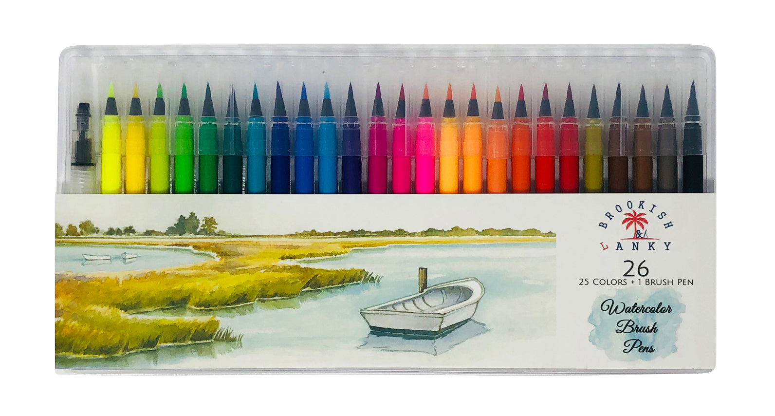 Brookish & Lanky Watercolor Brush Pens - Paper People Play