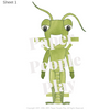 "The Ant & The Grasshopper" GRASSHOPPER Costume
