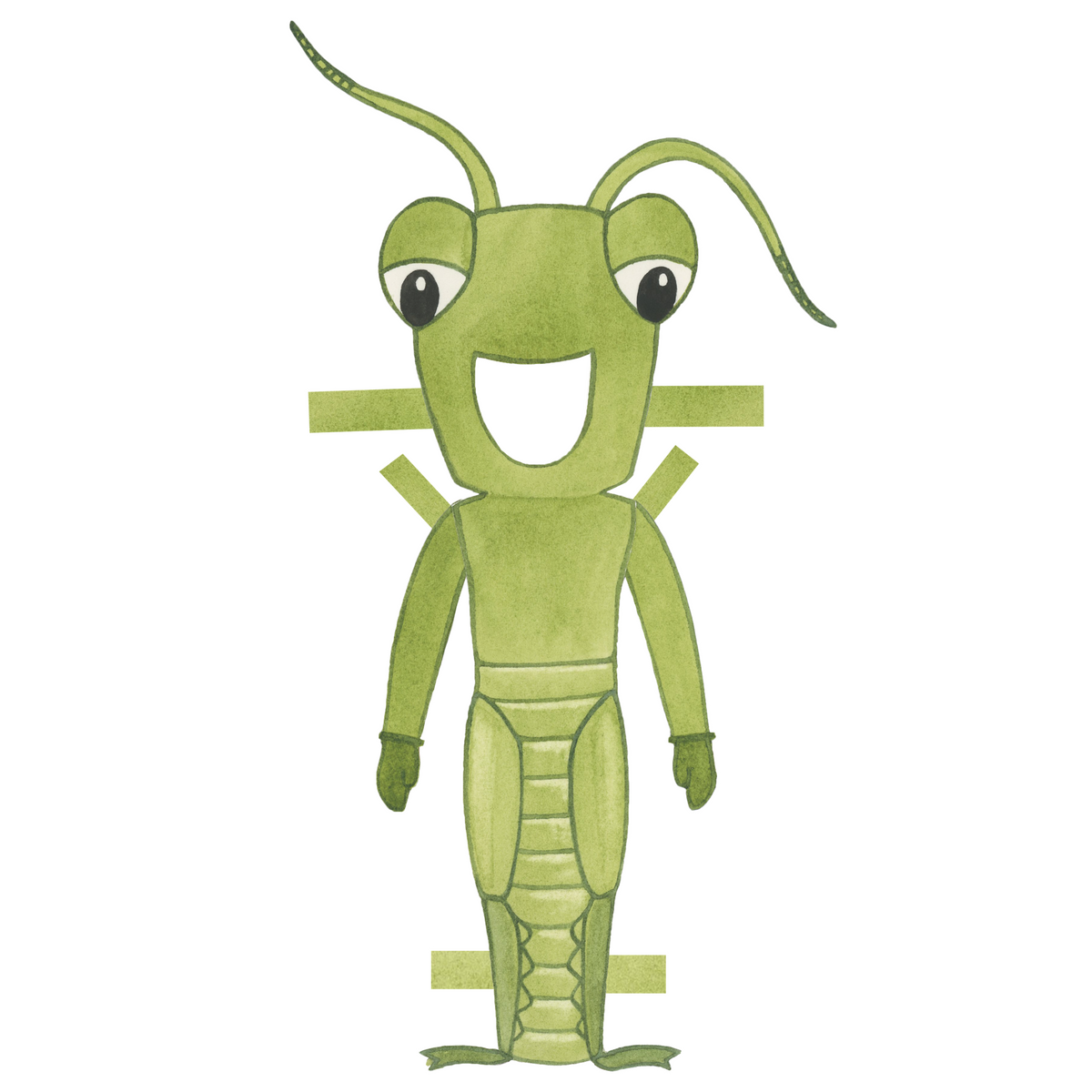 "The Ant & The Grasshopper" GRASSHOPPER Costume