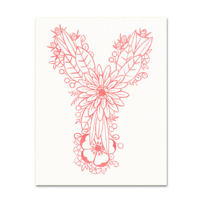 Y (Floral Monogram) Digital Download