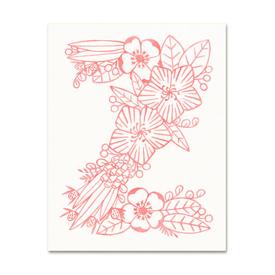 Z (Floral Monogram) Digital Download